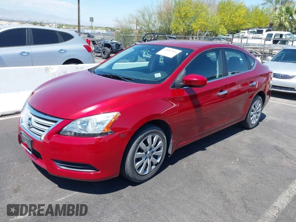 2014 Nissan Sentra S with VIN 3N1AB7AP1EY315926, listed as a IAAI auction lot 42087981 with 86,911 mi miles and . Bid and sale history available at DreamBid. Image 2.