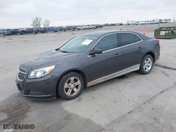 2013 Chevrolet Malibu LS with VIN 1G11B5SA2DF296071, listed as a IAAI auction lot 42069745 with 111,402 mi miles. Bid and sale history available at carsss.com. Image 2.