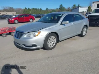 2012 Chrysler 200 LX with VIN 1C3CCBAB4CN320756, listed as a IAAI auction lot 42149497 with 137,037 mi miles. Bid and sale history available at carsss.com. Image 2.