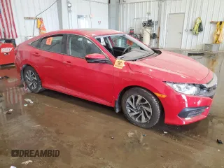 2016 Honda Civic EX with VIN 2HGFC2F78GH567016, listed as a Copart auction lot 56976675 with Not Provided miles and Salvage Title. Bid and sale history available at DreamBid. Image 4.