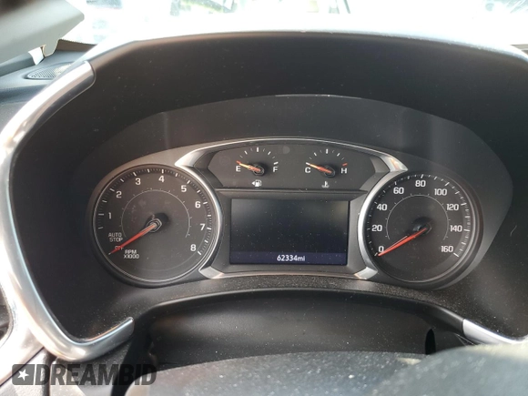 2021 Chevrolet Equinox LT with VIN 3GNAXKEV1MS172477, listed as a Copart auction lot 53365345 with 62,334 mi miles and Salvage Title. Bid and sale history available at DreamBid. Image 9.