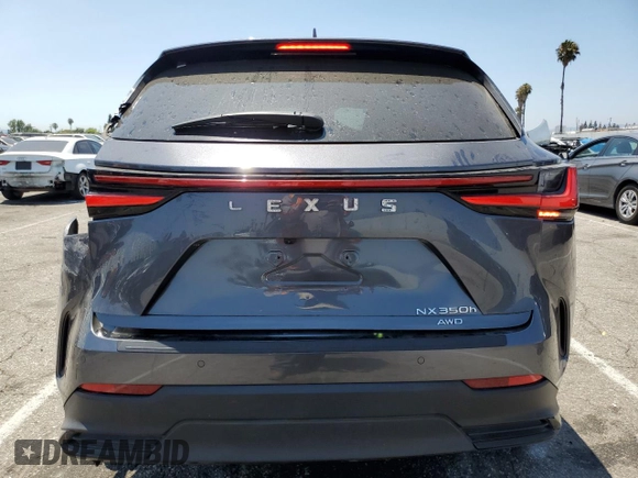 2024 Lexus NX 350h Premium with VIN JTJGKCEZ5R2026755, listed as a Copart auction lot 65208205 with 35,212 mi miles and Salvage title. Bid and sale history available at DreamBid. Image 6.