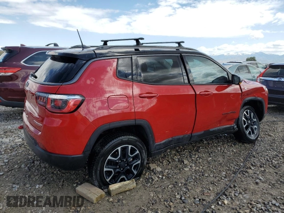 2019 Jeep Compass Trailhawk z VIN 3C4NJDDB6KT795244, wystawiony jako Copart lot #57092515 z przebiegiem 88 307 mil mil oraz Szkoda całkowita • Salvage title. Historia ofert i sprzedaży dostępna na DreamBid. Obrazek 3.
