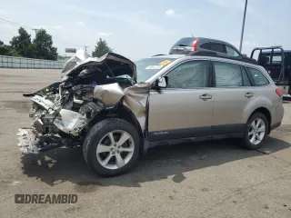 2014 Subaru Outback 2.5i z VIN 4S4BRBAC1E3310212, wystawiony jako Copart lot #60812775 z przebiegiem Nie podano mil oraz Szkoda całkowita • Salvage title. Historia ofert i sprzedaży dostępna na DreamBid. Obrazek 1.