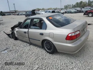 2000 Honda Civic LX with VIN 1HGEJ6672YL006517, listed as a Copart auction lot 69318214 with 0 mi miles and Salvage Title. Bid and sale history available at carsss.com. Image 2.
