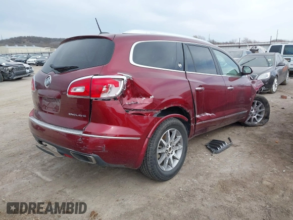 2017 Buick Enclave Leather with VIN 5GAKRBKD7HJ317839, listed as a IAAI auction lot 41758121 with 77,671 mi miles and . Bid and sale history available at DreamBid. Image 4.
