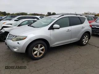 2009 Nissan Murano LE with VIN JN8AZ18W99W148008, listed as a Copart auction lot 74739524 with 317,788 mi miles and Clean Title. Bid and sale history available at carsss.com. Image 1.