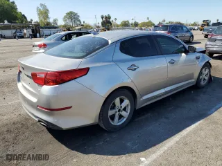 2014 Kia Optima LX with VIN KNAGM4A74E5476751, listed as a Copart auction lot 49802185 with 0 mi miles and Clean Title. Bid and sale history available at carsss.com. Image 3.