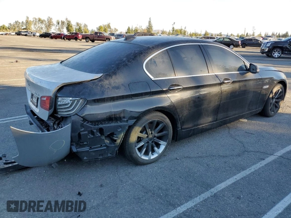 2014 BMW 5 Series 535d with VIN WBAXA5C5XED690644, listed as a Copart auction lot 87766865 with Not Provided miles and Clean Title. Bid and sale history available at carsss.com. Image 3.