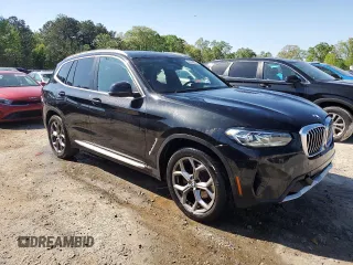 2023 BMW X3 sDrive30i with VIN 5UX43DP08P9S09531, listed as a Copart auction lot 52207305 with 32,177 mi miles and Clean Title. Bid and sale history available at DreamBid. Image 4.