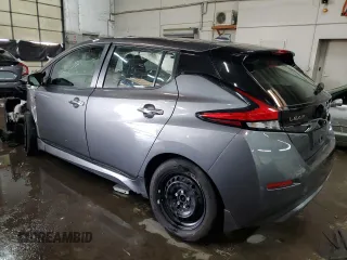 2025 Nissan LEAF S with VIN 1N4AZ1BV6SC561917, listed as a Copart auction lot 45955195 with 7,508 mi miles and Salvage Title. Bid and sale history available at carsss.com. Image 2.