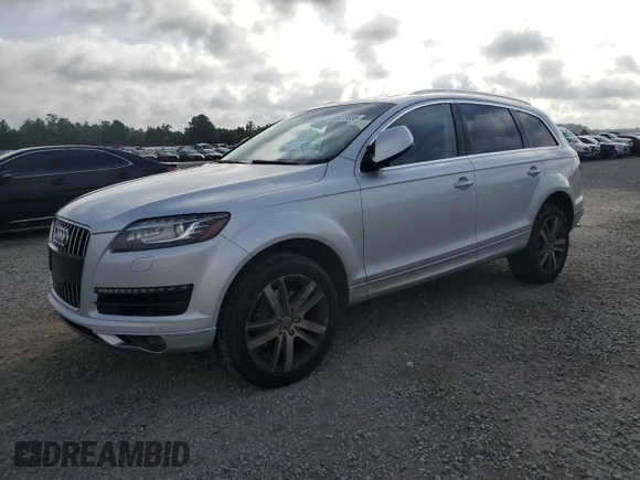2015 Audi Q7 Premium Plus with VIN WA1LMAFE5FD020413, listed as a Copart auction lot 65028835 with 217,394 mi miles and Clean title. Bid and sale history available at DreamBid. Image 1.