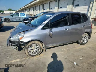 2007 Honda Fit with VIN JHMGD38407S066833, listed as a Copart auction lot 61713125 with 62,917 mi miles and Salvage title. Bid and sale history available at DreamBid. Image 1.
