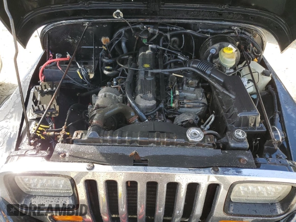 1995 Jeep Wrangler with VIN 1J4FY29SXSP230216, listed as a Copart auction lot 77257834 with 144,217 mi miles and Salvage Title. Bid and sale history available at carsss.com. Image 11.