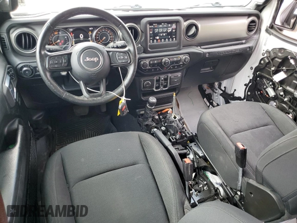 2021 Jeep Wrangler Unlimited Sport S z VIN 1C4HJXDN6MW608946, wystawiony jako Copart lot #62089045 z przebiegiem 33 305 mil mil oraz Szkoda całkowita • Salvage title. Historia ofert i sprzedaży dostępna na DreamBid. Obrazek 8.