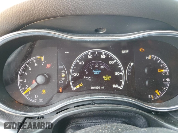 2019 Jeep Grand Cherokee Upland with VIN 1C4RJFAGXKC590227, listed as a Copart auction lot 48396355 with 104,850 mi miles and Salvage Title. Bid and sale history available at DreamBid. Image 9.