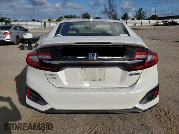 2018 Honda Clarity Plug-In Hybrid with VIN JHMZC5F12JC009678, listed as a Copart auction lot 80025584 with 60,876 mi miles and Salvage Title. Bid and sale history available at carsss.com. Image 6.