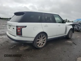 2014 Land Rover Range Rover HSE with VIN SALGS2WF9EA176815, listed as a Copart auction lot 58068405 with 155,260 mi miles and Salvage title. Bid and sale history available at DreamBid. Image 3.