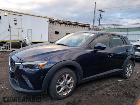 2019 Mazda CX-3 Sport with VIN JM1DKFB71K1450746, listed as a Copart auction lot 86714704 with 60,400 mi miles and Salvage Title. Bid and sale history available at carsss.com. Image 1.