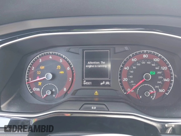 2020 Volkswagen Jetta S z VIN 3VWC57BU5LM080448, wystawiony jako IAAI lot #42267311 z przebiegiem 64 301 mil mil oraz . Historia ofert i sprzedaży dostępna na DreamBid. Obrazek 7.