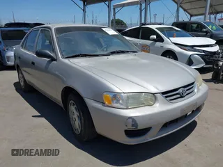 2001 Toyota Corolla CE with VIN 1NXBR12E81Z560769, listed as a IAAI auction lot 42669826 with 197,718 mi miles and . Bid and sale history available at DreamBid. Image 1.