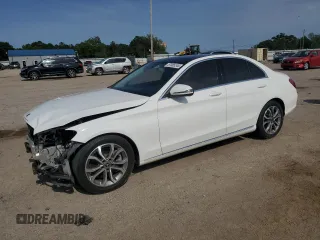 2018 Mercedes-Benz C 300 with VIN WDDWF4JB2JR409832, listed as a Copart auction lot 57085245 with 123,275 mi miles and Salvage title. Bid and sale history available at DreamBid. Image 1.