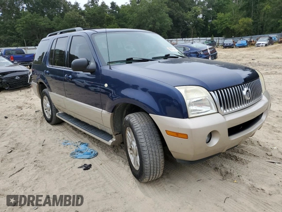 2004 Mercury Mountaineer Convenience z VIN 4M2ZU86K44ZJ49011, wystawiony jako Copart lot #69615444 z przebiegiem 135 702 mil mil oraz Szkoda całkowita • Salvage title. Historia ofert i sprzedaży dostępna na DreamBid. Obrazek 4.