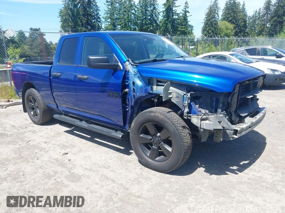 2018 Ram 1500 Express with VIN 1C6RR7FG9JS272506, listed as a IAAI auction lot 42353164 with 85,751 mi miles and . Bid and sale history available at DreamBid. Image 1.