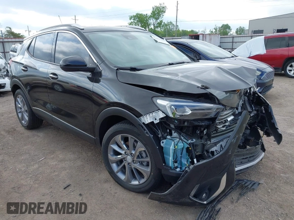 2023 Buick Encore GX Essence with VIN KL4MMFSL0PB077301, listed as a IAAI auction lot 42061187 with 4,178 mi miles and . Bid and sale history available at DreamBid. Image 1.