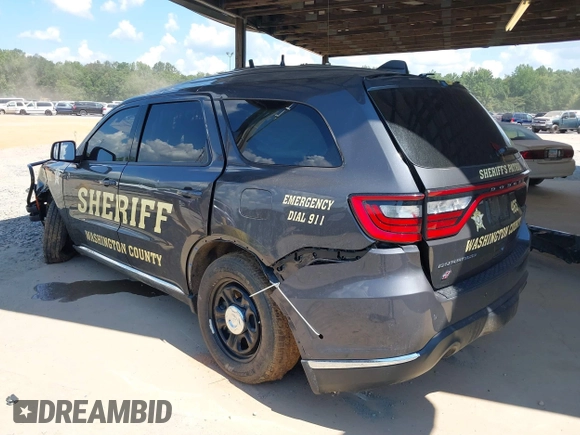 2023 Dodge Durango Pursuit with VIN 1C4SDJFT1PC692461, listed as a IAAI auction lot 40149769 with 4,751 mi miles and . Bid and sale history available at DreamBid. Image 3.
