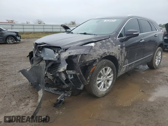 2021 Cadillac XT5 FWD Luxury with VIN 1GYKNAR46MZ120144, listed as a Copart auction lot 85758424 with 39,471 mi miles and Salvage Title. Bid and sale history available at carsss.com. Image 1.