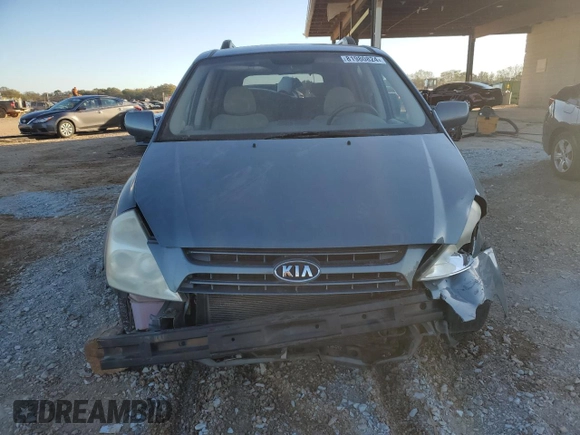 2008 Kia Sedona EX with VIN KNDMB233886214336, listed as a Copart auction lot 81980824 with 166,499 mi miles and Salvage Title. Bid and sale history available at carsss.com. Image 5.