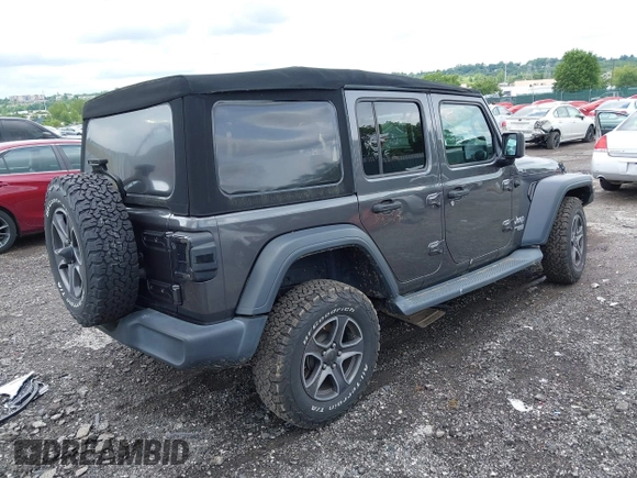 2019 Jeep Wrangler Unlimited Sport S с VIN 1C4HJXDG6KW571640, выставлен на аукционе IAAI как лот 42299078 с пробегом 51 928 миль миль и . История ставок и продаж доступна на DreamBid. Изображение 4.