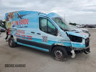 2020 Ford Transit Cargo with VIN 1FTBR1C88LKB49612, listed as a Copart auction lot 80644934 with 162,482 mi miles and Non repairable. Bid and sale history available at DreamBid. Image 4.