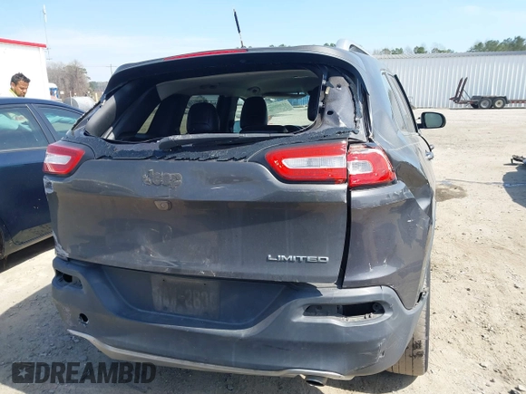 2014 Jeep Cherokee Limited with VIN 1C4PJLDS4EW283855, listed as a IAAI auction lot 41840848 with 143,686 mi miles. Bid and sale history available at carsss.com. Image 15.