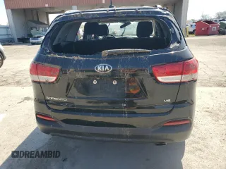 2016 Kia Sorento LX z VIN 5XYPGDA59GG179624, wystawiony jako Copart lot #54528595 z przebiegiem Nie podano mil oraz Szkoda całkowita • Salvage title. Historia ofert i sprzedaży dostępna na DreamBid. Obrazek 6.
