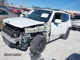 2015 Jeep Renegade Latitude with VIN ZACCJABT2FPC31041, listed as a IAAI auction lot 41626396 with 93,956 mi miles. Bid and sale history available at carsss.com. Image 17.