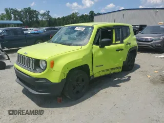 2018 Jeep Renegade Sport with VIN ZACCJBAB0JPJ39804, listed as a Copart auction lot 62022005 with 155,208 mi miles and Clean title. Bid and sale history available at DreamBid. Image 1.