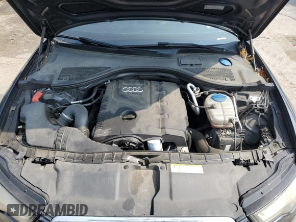 2015 Audi A6 Premium Plus with VIN WAUGFAFC4FN002525, listed as a Copart auction lot 60429015 with 73,835 mi miles and Salvage title. Bid and sale history available at DreamBid. Image 11.