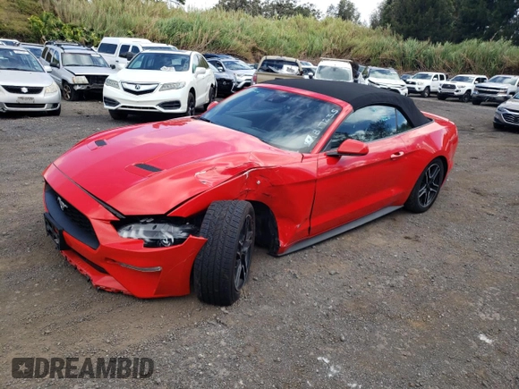 2023 Ford Mustang EcoBoost with VIN 1FATP8UH6P5107919, listed as a Copart auction lot 59817235 with 44,560 mi miles and Clean title. Bid and sale history available at DreamBid. Image 1.