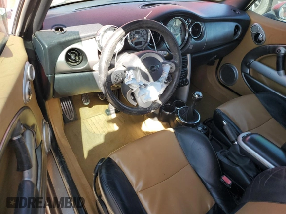 2005 MINI Convertible S with VIN WMWRH33535TF84456, listed as a Copart auction lot 50120725 with 149,840 mi miles and Salvage Title. Bid and sale history available at DreamBid. Image 8.