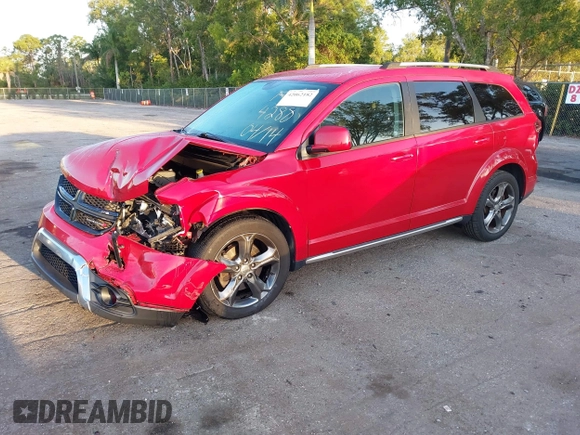 2016 Dodge Journey Crossroad z VIN 3C4PDCGB7GT124288, wystawiony jako IAAI lot #42062182 z przebiegiem 108 405 mil mil oraz . Historia ofert i sprzedaży dostępna na DreamBid. Obrazek 16.