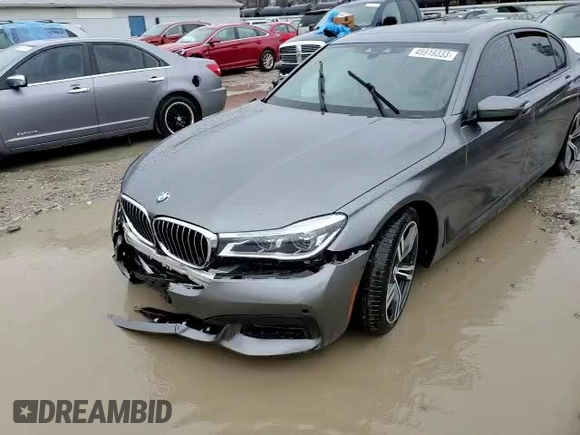 2017 BMW 7 Series 750i with VIN WBA7F0C33HGM22010, listed as a Copart auction lot 45919333 with 0 mi miles. Bid and sale history available at carsss.com. Image 11.