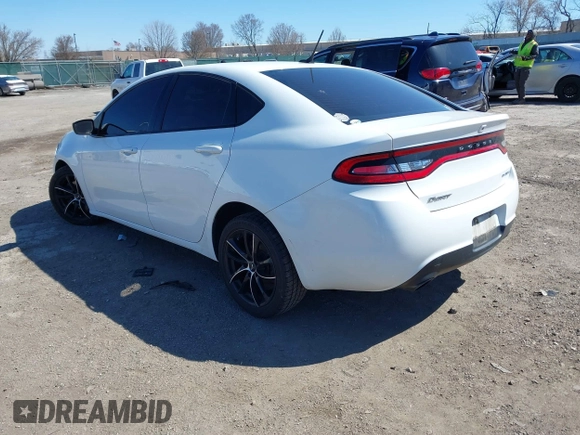 2015 Dodge Dart SXT with VIN 1C3CDFBB0FD237886, listed as a IAAI auction lot 41892227 with 94,414 mi miles. Bid and sale history available at carsss.com. Image 3.