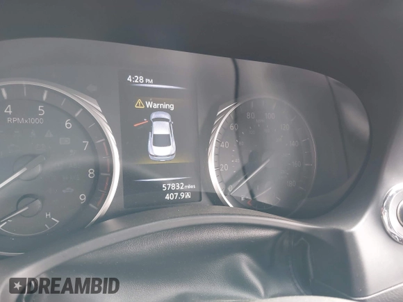 2020 Infiniti Q60 Luxe with VIN JN1EV7EK5LM340416, listed as a IAAI auction lot 42588246 with 57,832 mi miles and . Bid and sale history available at DreamBid. Image 16.