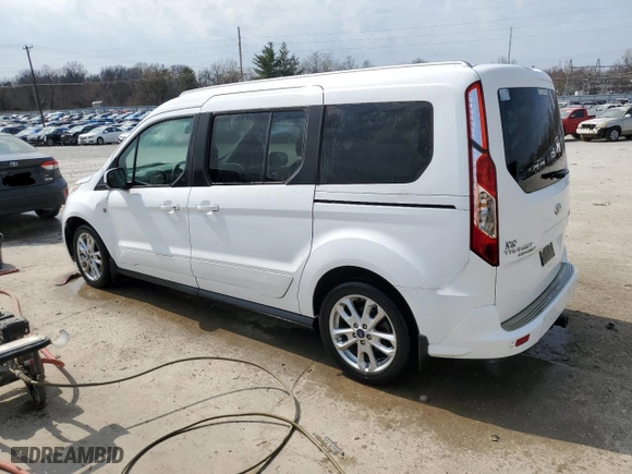 2015 Ford Transit Connect Wagon Titanium with VIN NM0GE9G77F1223725, listed as a Copart auction lot 48683865 with 0 mi miles and Salvage Title. Bid and sale history available at carsss.com. Image 2.