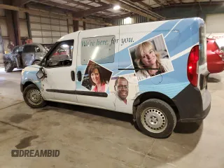 2017 Ram ProMaster City Cargo Tradesman with VIN ZFBERFAB8H6D61781, listed as a Copart auction lot 56009525 with 159,632 mi miles and Salvage title. Bid and sale history available at DreamBid. Image 2.