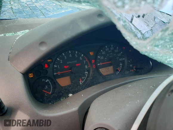2008 Nissan Frontier LE with VIN 1N6AD09W58C437225, listed as a Copart auction lot 52687295 with 247,258 mi miles and Salvage title. Bid and sale history available at DreamBid. Image 9.