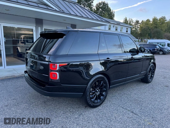 2018 Land Rover Range Rover with VIN SALGR2RVXJA384341, listed as a Copart auction lot 81403554 with 99,038 mi miles and Clean title. Bid and sale history available at DreamBid. Image 4.