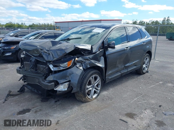 2016 Ford Edge Titanium with VIN 2FMPK3K87GBB22551, listed as a IAAI auction lot 41046840 with 98,349 mi miles. Bid and sale history available at carsss.com. Image 17.